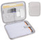 Housse de Protection rembourrée pour Tablette de 12,9 Pouces, étui de Transport pour iPad Pro 12,9 M2/M1/2018-2020, Surface Pro 9/8/X/7/6, Galaxy Tab S8/S7+ 12,5 (Blanc gris-12,9)