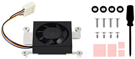 Dedicated 3007 Cooling Fan 5V For Raspberry Pi Compute Module 4 CM4 (NOT Include), PWM Speed Adjustment, Low Noise, With Thermal Tapes