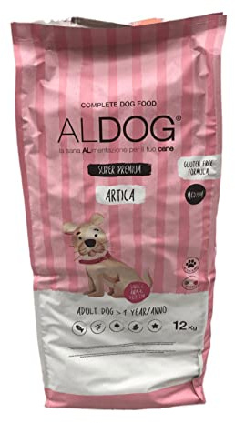 Kroketten ALDOG Erwachsene Artica Medium, 12 kg | Hundefutter auf Basis von Lachs und Reis | Keine sonstigen tierischen Proteinquellen | Keine zusätzlichen Getreidequellen | glutenfrei