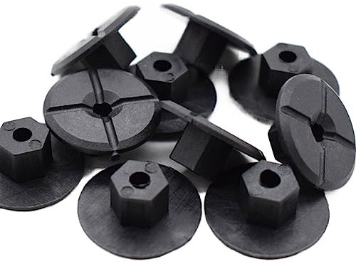 WALKFB Lot de 10 écrous de Fixation en Plastique de 4 mm compatibles avec Mercedes Benz Garde-Boue Garde-Boue Garde-Boue Passage de Roue Pare-Chocs Panneau Clip de retenue Rivet