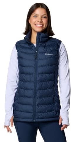 Columbia Powder Lite 2 Vest, Gilet imbottito Donna, Collegiate Navy, S