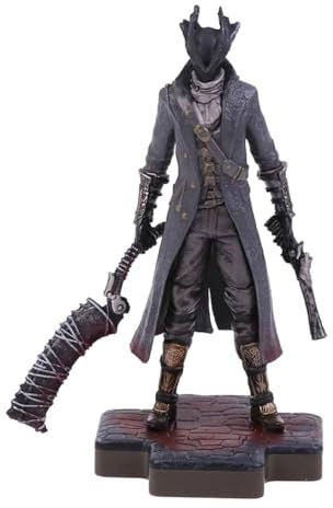 BLUEVI Spiel Figur, Spiel-Charaktere Bloodborne HunterStatue PVC 11cm, Sammlungsmodell FüR Anime-Spielliebhabe