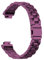 Armbänder Kompatibel mit Fitbit Inspire/Inspire HR Armband für Damen Herren, Edelstahl Metall Ersatz Armband für Fitbit Inspire/Inspire HR Uhrenarmband (Lila)