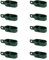 casa pura Drahtspanner grün 10 Stück, 115mm für Maschendrahtzaun, Spanndraht, Zaunspanner, Wildzaun, Forstzaun Spanner für Garten aus Stahl