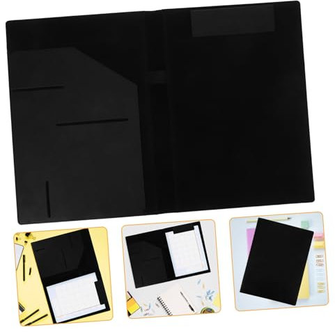 PLAFOPE Hochwertiger A4-ordner Organizer für Unternehmen Arbeit Binder Magnetverschluss Nachthimmel Schwarz