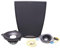 SUTORRY Lanliuhui Store Horn kompatibel mit BMW F10 F11 5er-Serie Audiokopf Höhen Mittelkonsole Lautsprecher Musik Original Vordertür Hochtöner Lautsprecherabdeckungen(F10 2 Horns 1 Cover)