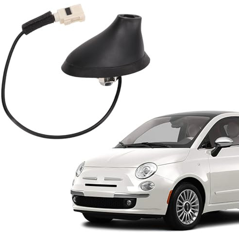 Base de Antena aérea para automóvil - Montaje de Base de Antena de Radio de Techo Accesorios Exteriores para automóvil 50540987 Reemplazo para 500 Abarth 2012-2024