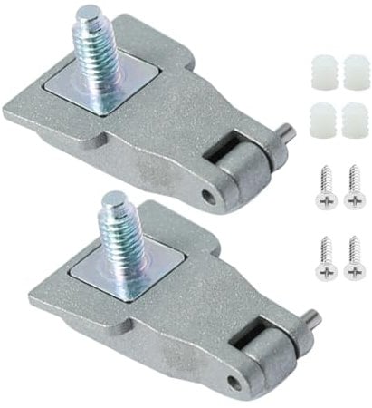 Hoypeyfiy 2Pcs Front Outer Door Handle Hinge, Replacement for Fiat 500 Models 2012-2015 Door Handle Repair Kit Driver and Passenger Side Handle Hinge Heavy Duty Replaces 51939041 51964555