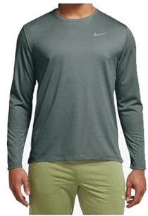 Nike Men's Df Uv Miler LS T-Shirt (Pack of 1)
