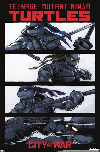 Trends International Nickelodeon Teenage Mutant Ninja Turtles – IDW Grid Wandposter, 56,8 x 86,4 cm, ungerahmte Premium-Version