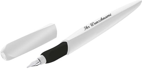 Pelikan Füllhalter mit Namensgravur / Füller / Twist Calligraphy P457 1,5 weiß