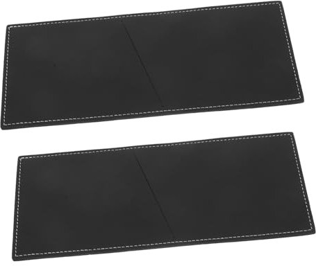 FELTECHELECTR 2pcs and Fork Storage Bag Kitchen Utensils Tableware Bag Pouches Cutlery Holder Bag Silverware Holder for Party Kitchen Decor Silverware Pouch Silverware Bags Leather Black