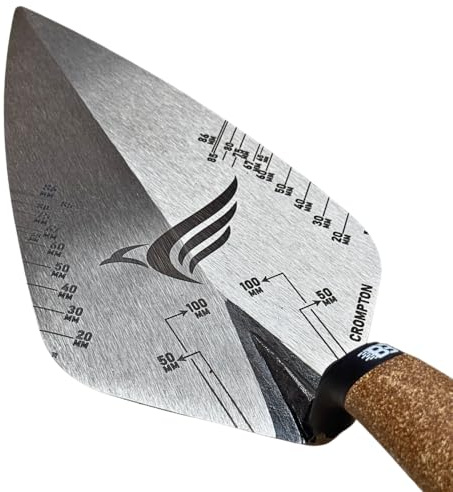 Crompton Maurerkelle, 27,9 cm breit, Londoner Maurerschnüre