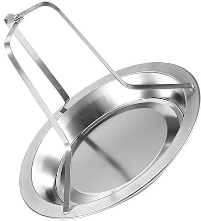 ibasenice INOX Barbecue avec Rôtissoire à Poulet Amovible Support De Rôtissage pour Barbecue De Cuisson pour Fête