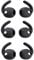 3 Pairs Silicone Ear Hooks for Samsung Galaxy Buds3 (SM-R50) Earbuds,Soft Anti-Slip Ear Tips for Galaxy Buds3-Black