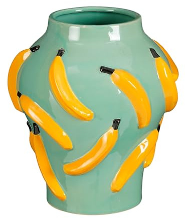 Mica Decorations Vase Moza - 26x26x30 cm - Keramik - Grün