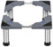 Support de Machine à Laver Base Socle, Socle de Machine à Laver avec 4 Pieds Robustes, Base Réglable pour Lave-linge Hauteur 28-31 cm, Longueur Réglable de 40 à 60 cm pour Lave-Linge, Réfrigérateur
