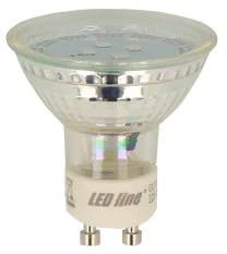 LED Leuchtmittel GU10 Warmweiß 1W (ersetzt 10W) - 80 Lumen, 2700K, 30.000h Lebensdauer, 120° Abstrahlwinkel, Glasgehäuse, Nicht Dimmbar - Energieeffizient für Innenbereiche