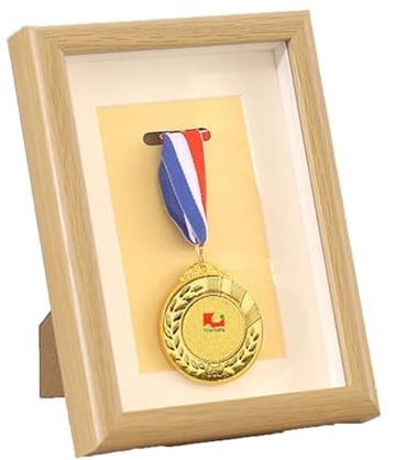 Eterspr Medaillen Vitrine, Medaillen Display Box, Medaillen Display Ständer, für Lätzchen,Läufer, Marathon, Alle Sportgewinner, Medaillen Abzeichen