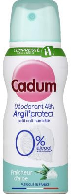 Cadum déodorant, 100 ml, usage quotidien