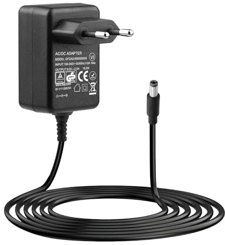 Netzteil 9V 2A Ladegerät für Kettler Crosstrainer CTR2, Kettler CYD-0900500E, Giro P Heimtrainer, Schwinn Proform Fahrrad, 9V DC Adapter für Heimtrainer, Arduino, Router & Mehr