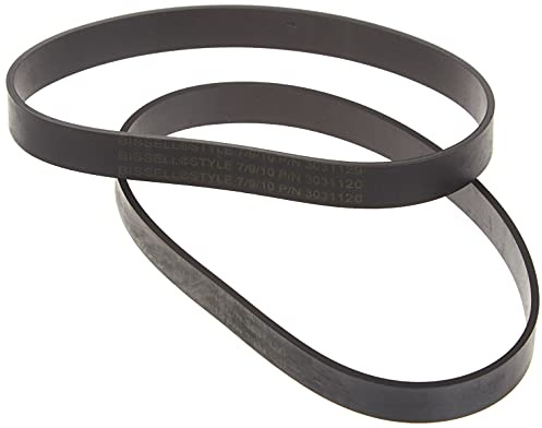 BISSELL Style 7/9/10 Replacement Belts, Black, 2 Count (Pack of 1)