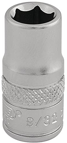 DRAPER b-af/MS 1/10,2 cm Vierkant Antrieb Imperial Steckschlüsseleinsatz (9/81,3 cm), blau