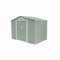 Gardiun Casetta Metallica da Giardino Leeds 5,30 m² Esterni 277x191x202 cm Acciaio Zincato Verde Chiaro