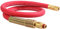 WYNNsky Rubber Lead-in Air Trousers, 3/8 x 30 (1/4 in. MNPT Ball Swivel x 1/4 in. FNPT Ends), 300 PSI, Red Heavy Duty Air Compressor Lead-in Trousers