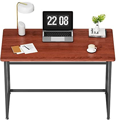 EUREKA ERGONOMIC Klapptisch Mobiler Rolltisch klappbarer Schreibtisch mit Lenkrollen Computertisch Klein Bürotisch für Zuhause, Büro, Garten Keine Montage erforderlich 43
