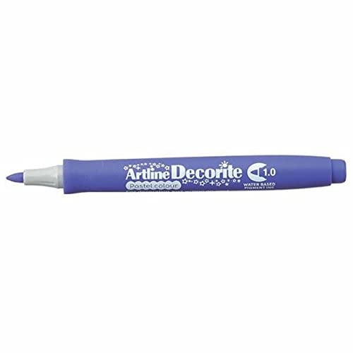 Artline 'Decorite' Pastel Purple Marker Pen 1.0mm for Card, Glass, Metal and Plastic