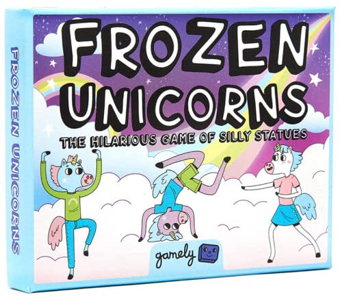 Gamely Unicornios Congelados: el desternillante Juego de Las estatuas de tamaño Bolsillo Que provocará Las Risas de Toda la Familia. (Inglés)
