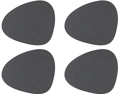 Lind DNA Tischset Curve L - Nupo - 4er Set (Anthrazit)