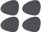 Lind DNA Tischset Curve L - Nupo - 4er Set (Anthrazit)