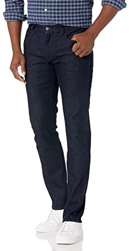 Armani Exchange Pantalones Vaqueros Ajustados de 5 Bolsillos para Hombre, índigo, Mezclilla y índigo, 30