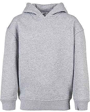 Urban Classics Mädchen Kapuzenpullover Girls Hoody Grey 110/116