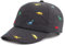 XIAOHAWANG Baseballkappe aus Baumwolle für Kinder, gestickter Dinosaurier, Sonnenhut, Sommer, Mütze, für Kinder 2-5 Jahre, Schwarz , One size