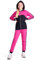 Barbie Tuta Bambina Ragazza 3-14 Anni Felpa in Cotone e Pantaloni Tuta Leggings Accessori Originali (Fucsia/Nero, 7-8 anni)
