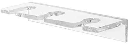 Jimtuze Champagne Wall Holder | Clear Glass Holder for Bar | Wine Glass Holder Under Cabinet Strong Bearing Capacity for Bordeaux Glass, White Wine Glass, Champagne Flute Glass