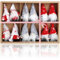 COM-FOUR® 12x Premium Weihnachtsmann-Anhänger für den Weihnachtsbaum, Christbaum-Figuren Anhänger als Baumbehang, Weihnachtsschmuck, Anhänger, schwedisch-skandinavische Deko-Trolle