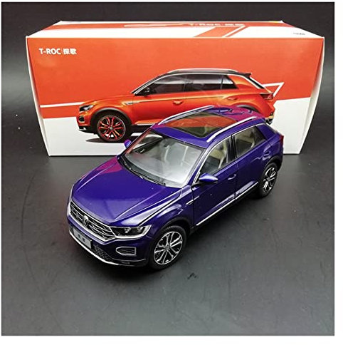 Motorfahrzeuge Replika Auto 1:18 Für Volkswagen T-ROC 2018 SUV Simulation Automodell Legierung Druckguss Fahrzeuge Sammlung Ornamente Display Originalgetreue Nachbildung