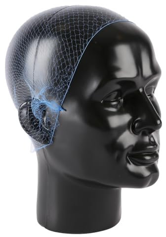 Hygostar Haarnetze aus Nylon, in braun, Durchmesser von 62 cm | Nylon, 720 Stück, Haarschutznetz, elastische Haarhauben, Haarnetz Dutt, Haarnetz für Großküchen, Gastro etc