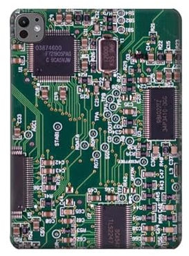 Electronics Circuit Board Graphic Tablet Case Cover For iPad Pro 11 (2024,2025)