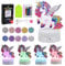Ulikey Einhorn Nachtlicht Kinder, Nachtlicht Bastelset Kinder, Kreative DIY 11 Farben Diamond Painting Einhorn, Fernbedienung 16 Farbwechsel Dimmbar mit Touch-Schalter, Bastelset für Mädchen