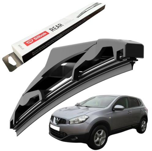 Silbak Rear Windscreen Wiper, fits for NISSAN QASHQAI (12/2006-12/2013) Rear Wiper Blade, 300mm