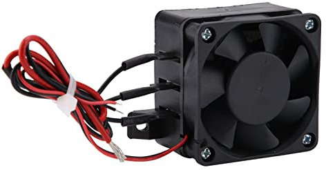 12V 300W Air Heater, Electric Heating Fan Constant Temperature for Heater Dehumidifier Warmer, Suitable for Small Space with Auto Power Attenuation (12V fan 300W)