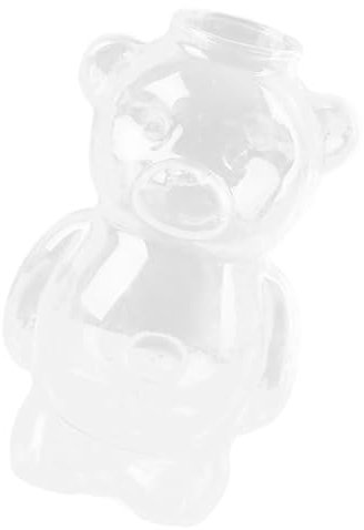 TIDTALEO Taza De Vidrio Forma De Oso Jarra De Bebidas Creativa y Adorable para Zumos y Agua para Hogar y Oficina