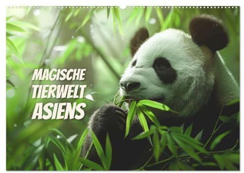Magische Tierwelt Asiens (Wandkalender 2026 DIN A2 quer), CALVENDO Monatskalender: Tauchen Sie ein in die fesselnde Wildnis Asiens (CALVENDO Tiere)