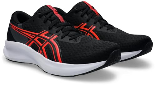 ASICS Herren Patriot 14 Sneaker, Black Flash Red, 44.5 EU