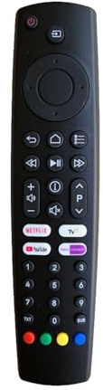 REMOtech Replacement Remote Control TS8187R-11 for Vestel/Regal/SEG/Toshiba (Vestel Platform) Smart TV - IR, No Voice Function - Direct Buttons for Netflix/TV+/YouTube/Bein Connect